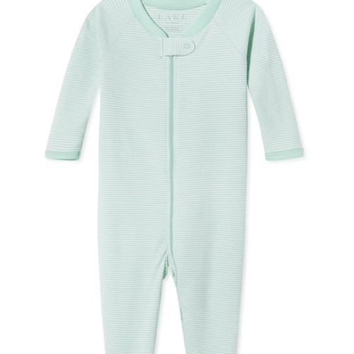 LAKE | Baby | Pima Cotton Pajamas | Parisian Green Baby Sleeper