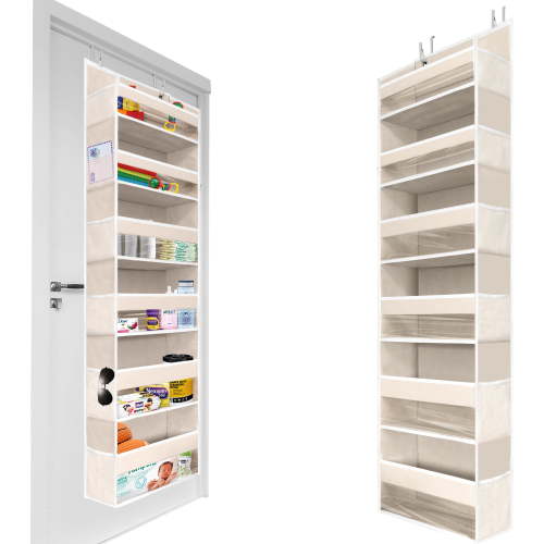 Homelux Theory Over The Door Organizer, Baby Door Organizer, Ivory, 1pc