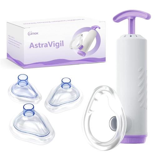 Portable Suction Catheter Device, Airway Suction Device for Children and Adults, Manual Suction Device with 3 Masks, Home Emergency Kit, First Aid Airway | Essential for Home, Travel