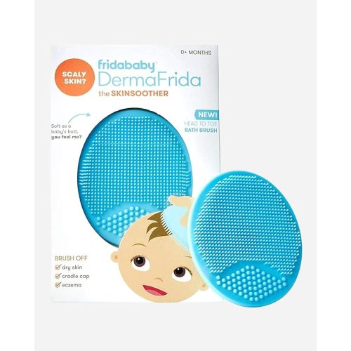 Frida Baby DermaFrida SkinSoother Baby Bath Brush, Baby Essentials, 1 Pack