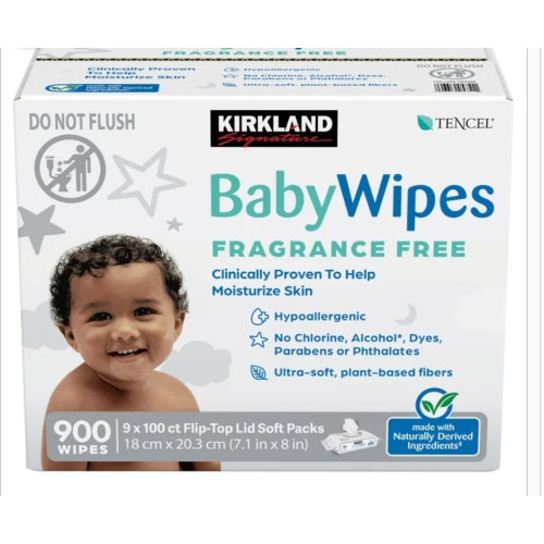 Kirkland Signature Baby Wipes Fragrance Free