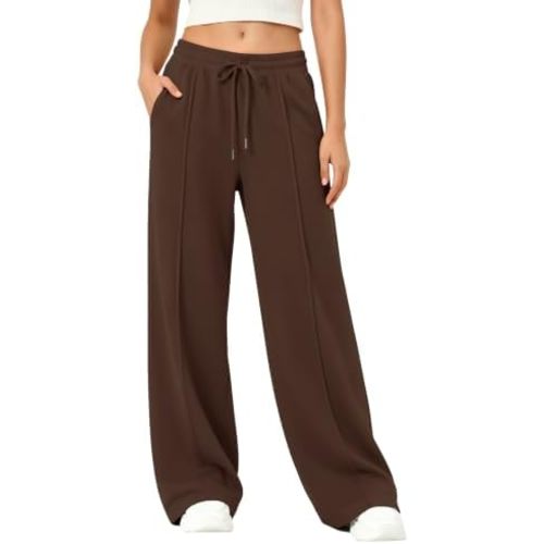 LOMON Women Wide Leg Sweatpants Fall Winter Baggy Sweat Pants