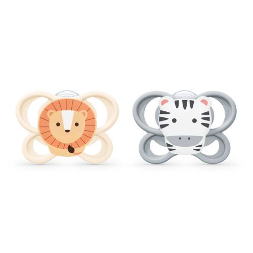 NUK Perfect Match Air Pacifiers 6-18m - 2pk: BPA-Free, Silicone, Pacifier Accessories