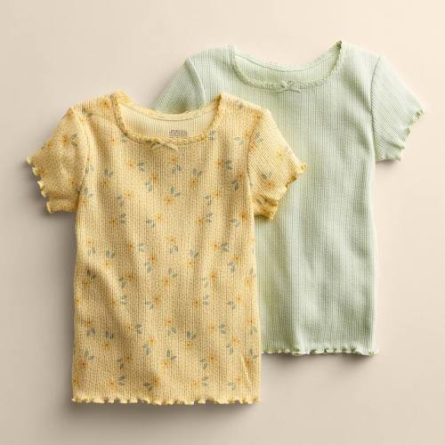 Baby & Toddler Little Co. By Lauren Conrad Short-Sleeves Rib Tee 2-Pack