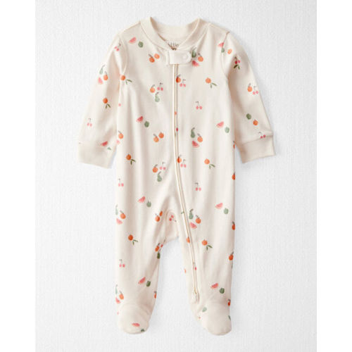 Baby Organic Cotton Fruit-Print Sleep & Play Pajamas - Little Planet | Carter's