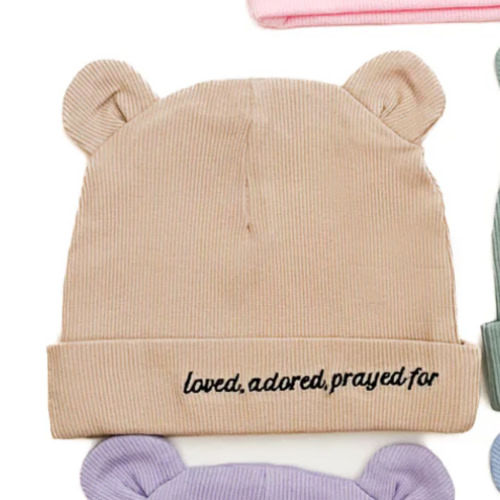 Loved, Adored, Prayed For Bear Beanie – OUR HOUSE ABOVE