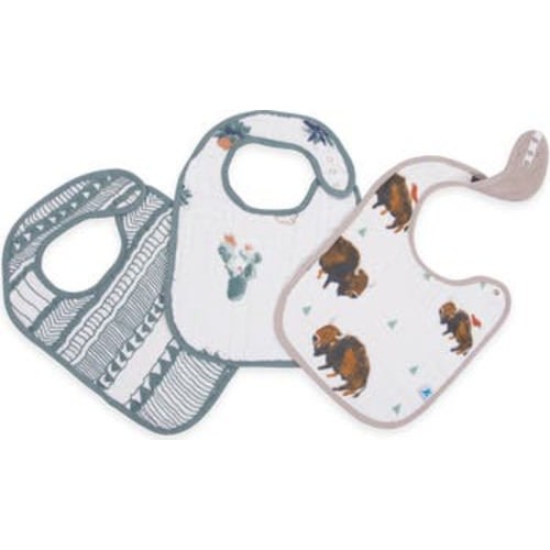 3-Pack Classic Cotton Muslin Bibs