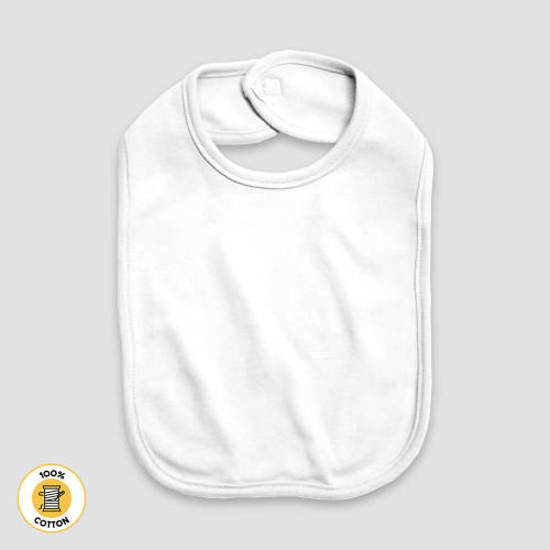 Solid Color Baby Bibs – 2 Ply Cotton Bibs - Wholesale Blanks