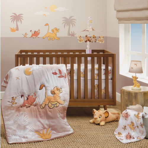 Lion King Safari 3-Piece Crib Bedding Set