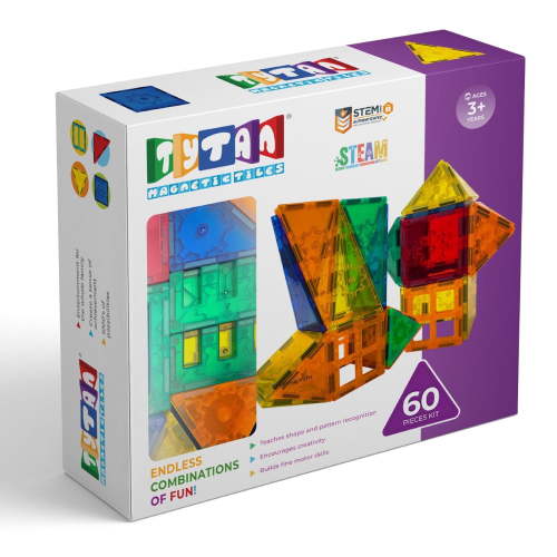 Tytan Magnetic Tiles - 60pcs