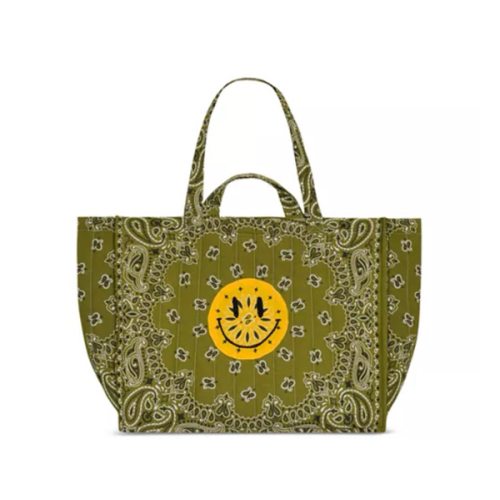 Maxi Cabas Quilted Bandana Tote
