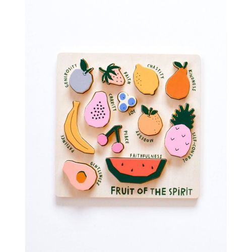 Wooden Puzzle - Fruit of the Spirit by Be A Heart – Pacifier Kids Boutique
