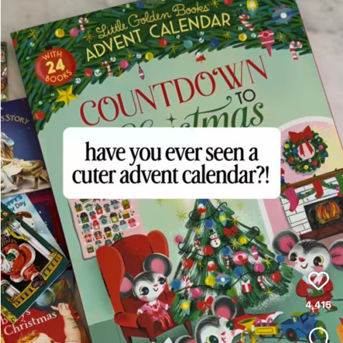 Little Golden Books Advent Calendar: Countdown to Christmas: With 24 Winter Holiday Books