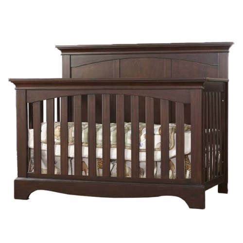 Pali Torino Panel Crib  - Mocacchino