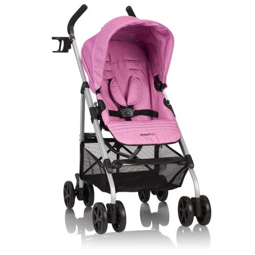Evenflo Urbini Reversi Reversible Lightweight Stroller with Canopy, Pink