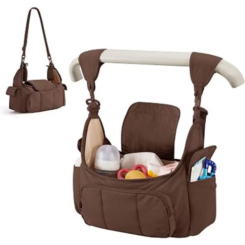 mommore Universal Stroller Organizer with Cup Holder, Baby Stroller Caddy