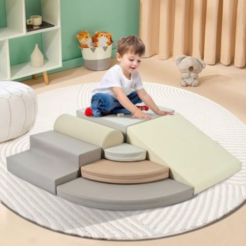 HOMEFUN Soft Climb and Crawl Foam Playset