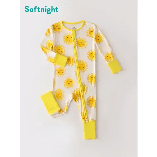 baby season long sleeve onesie jumpsuit soft bamboo fiber - Temu