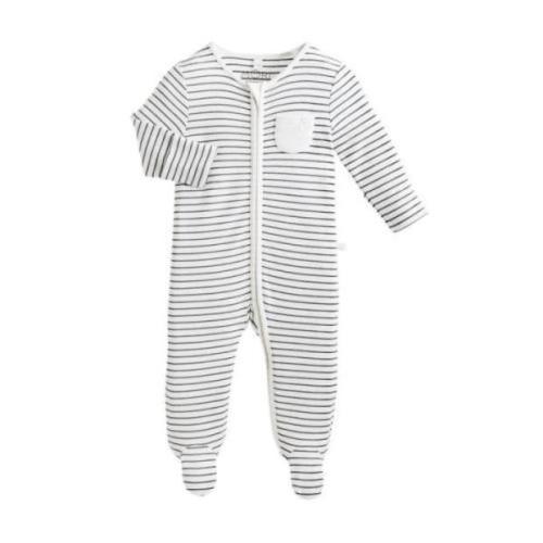 Mori Organic Zip-Up Sleepsuit