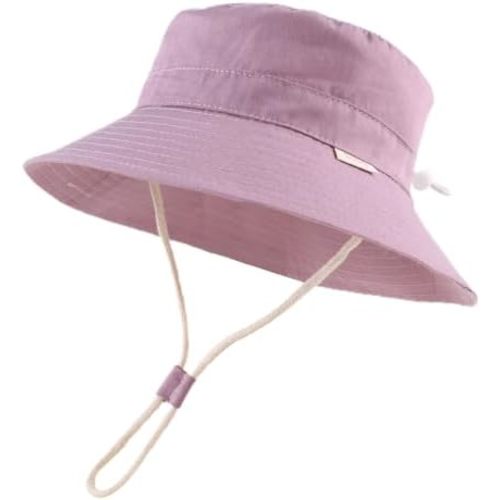 Bamery Baby Toddler Girls Bucket Hat Newborn Sun Hats for Boys Classic Infant Summer UV Protection Hats Kids Beach Cap