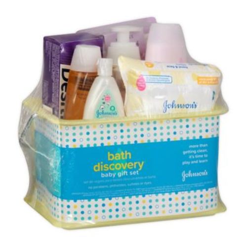 Johnson's 7-Piece Bath Discovery Baby Gift Set