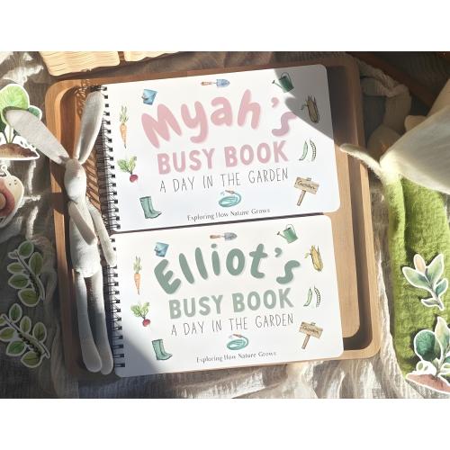 Toddler Busy Book | Preschool Learning Binder | Montessori Activities | Name Personalized | Fine Motor Skills | Travel Game| 2-5 years old