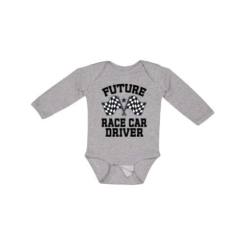 Inktastic Future Race Car Driver Boys Boys Long Sleeve Baby Bodysuit