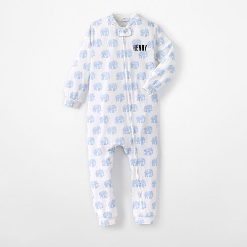 Baby One-Piece Patterned Pajamas