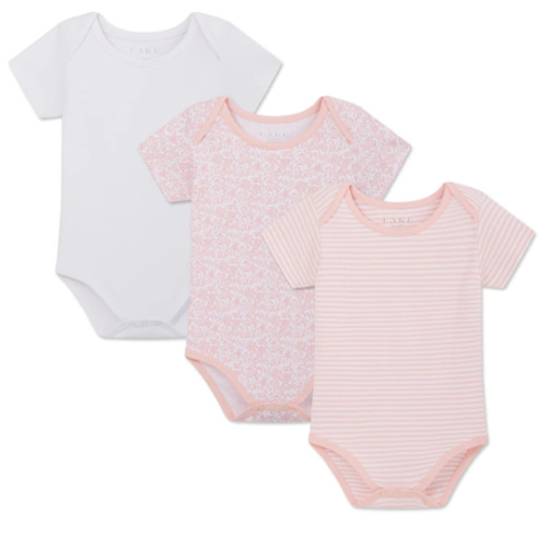 LAKE | Baby | Pima Cotton Pajamas | English Rose Baby Bodysuit Bundle