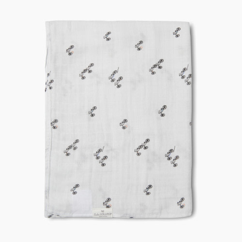 Loulou Lollipop Bamboo Muslin Swaddle - Ride Along
