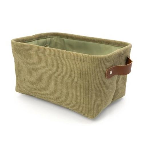 Corduroy Storage Bin Olive - Bullseye's Playground™