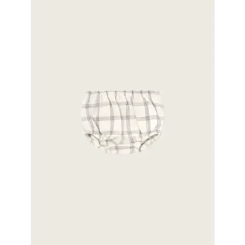 ORGANIC ZOO NAVY WINDOW CHECK SHORT