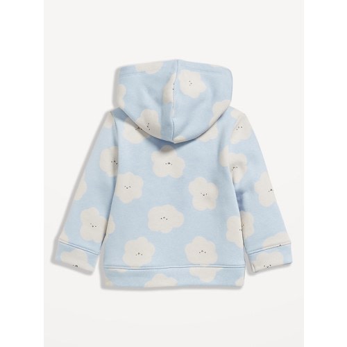Printed Logo-Graphic Zip Hoodie for Baby