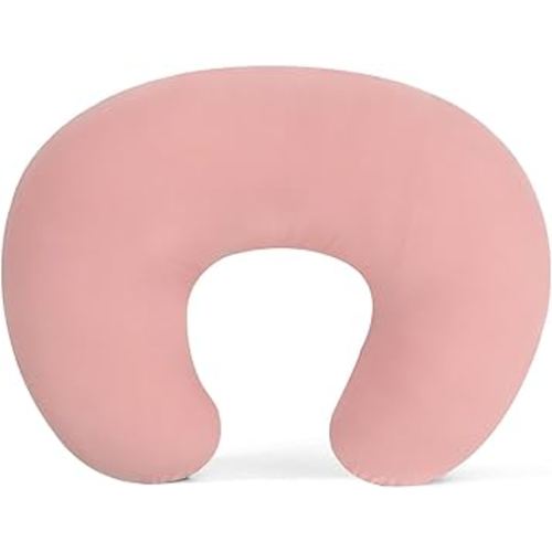 FUNUPUP Rayon Made from Bamboo Nursing Pillow Cover Compatible with Boppy Nursing Pillow, Stretchy Baby Nursing Covers for Breastfeeding Pillows for Boys Girls, Pink