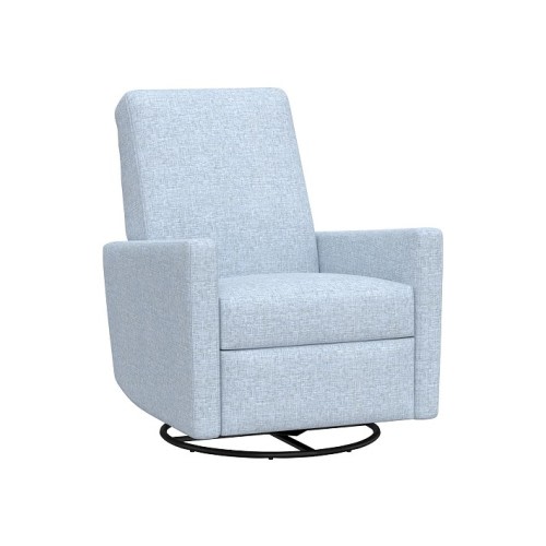 Phoenix Swivel Power Recliner Eco Performance Weave Chambray