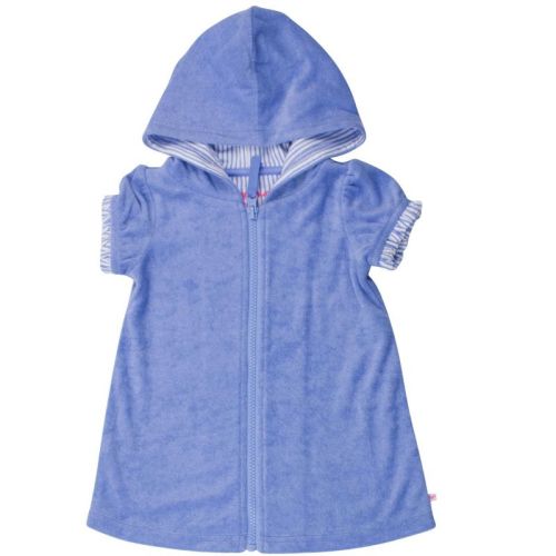 (Size 6) RuffleButts Girls Terry Full-Zip Cover Up