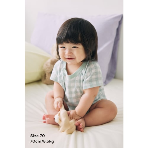 Cotton Mesh Bodysuit – Konny Baby