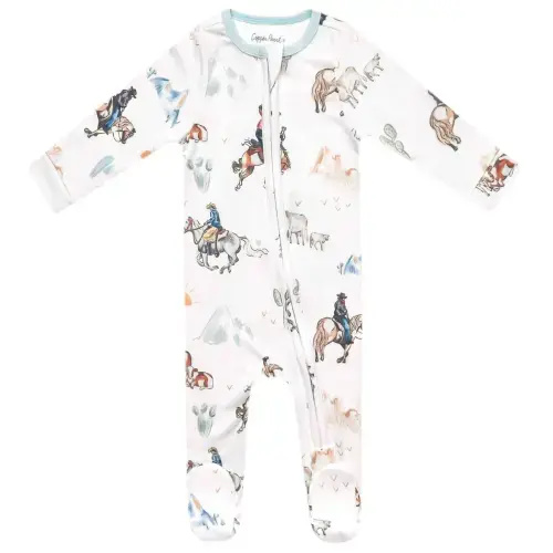Zip-Up Footie Pajama - Boone