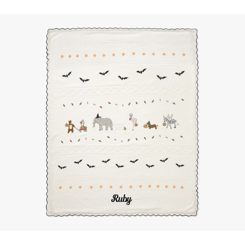 Riley Sheehey Halloween Heirloom Knit Baby Blanket