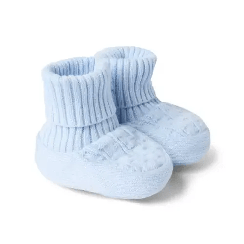 Baby Bundle Blue Baby Sweater Bootie by Janie and Jack