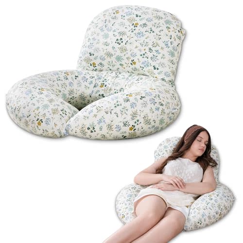 INSEN Wedge Pillow Set for Sleeping and After Surgery, Use for Acid Reflux, Reading and Relaxing, Headboard Pillow for Sitting in Bed