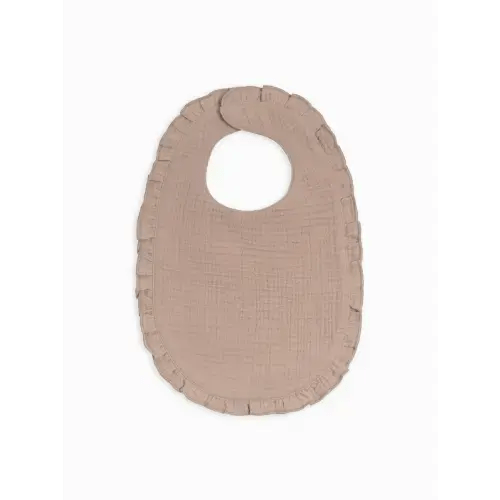 Muslin Ruffle Bib