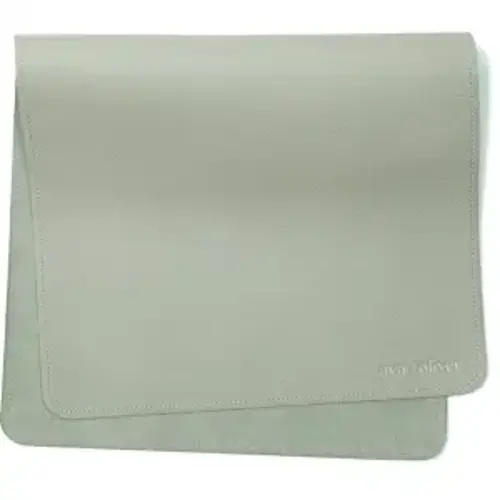 Vegan Leather Baby Changing Mat 16x30in, Wipeable, Foldable, Sage