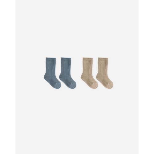 Socks Set || Gold, Ocean – Quincy Mae