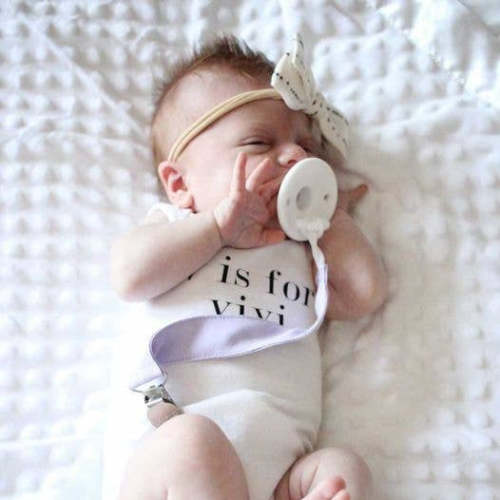 Linen Pacifier Clips (set of 3) | Baby Dill