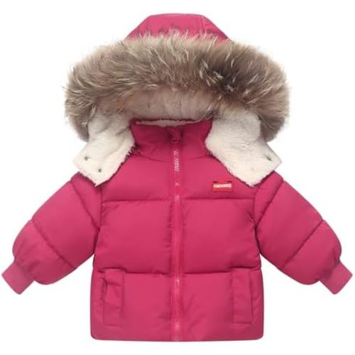 Toddler Winter Puffer Jacket Infant Coat Hoodie Girl Boy Clothes