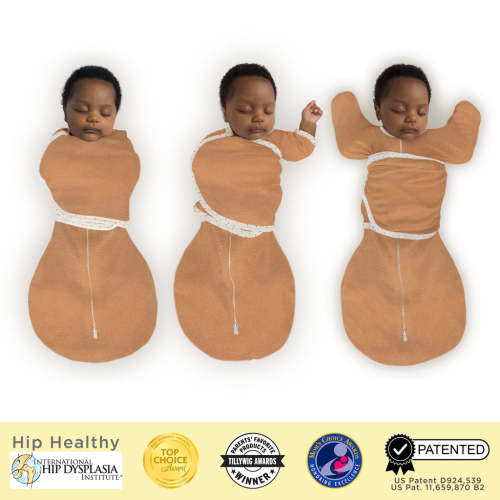 Omni Swaddle Sack with Wrap - Arms Up Sleeves & Mitten Cuffs, Heathere – SwaddleDesigns