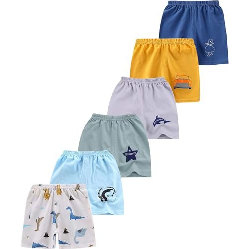 BYONEME Baby Boy Shorts Cotton Toddler boy Shorts Little Kids Dinosaur Summer Clothes