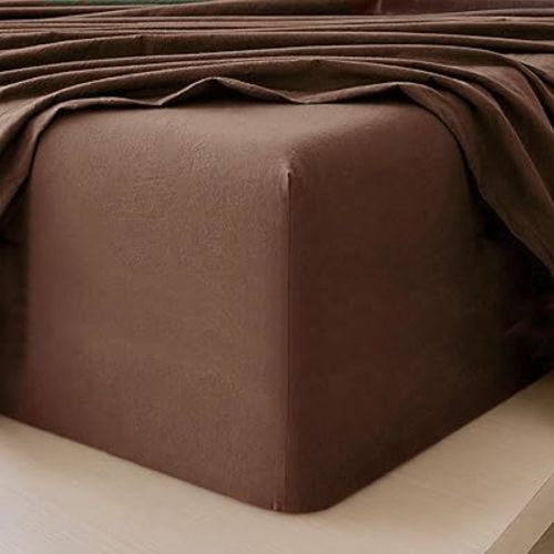 100% Washed Cotton Linen Bottom sheet only