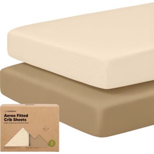 2-Pack Aereo Fitted Crib Sheets